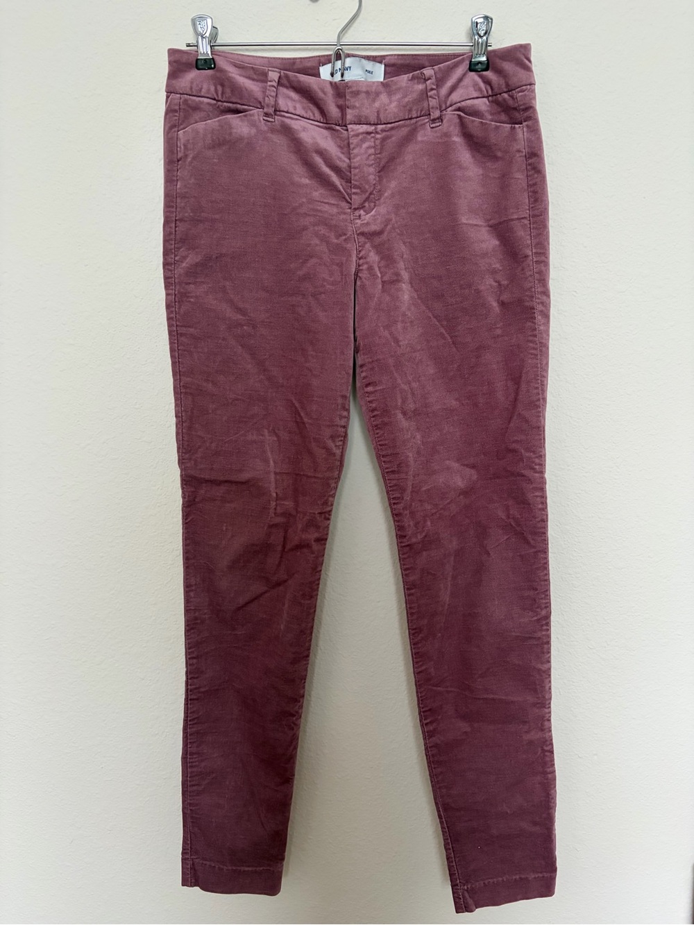 Old Navy Size 4 Pixie Velvet Pants in Dusty Rose